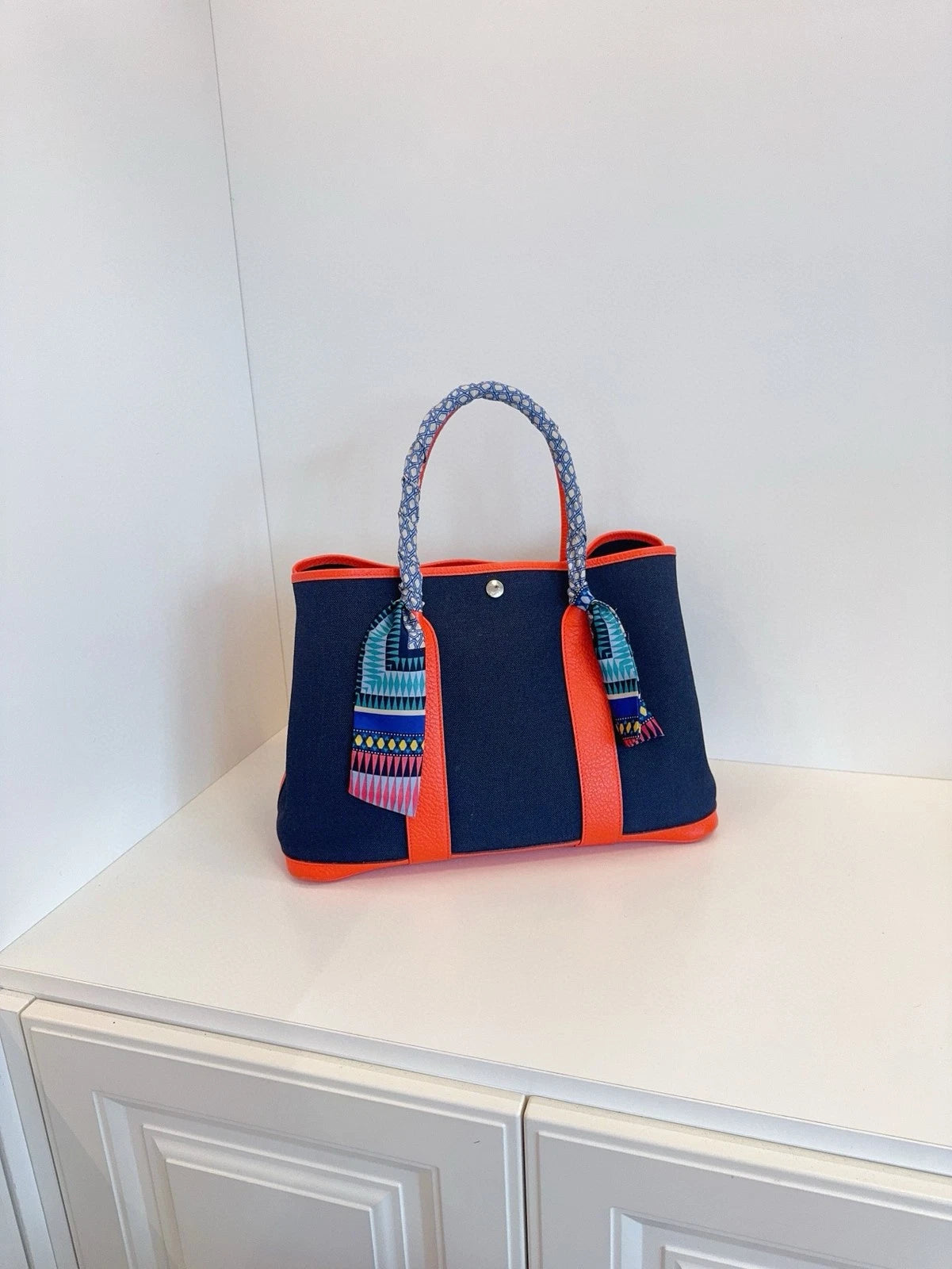 Hermes Garden Party36 Canvas Tote Bag For Women