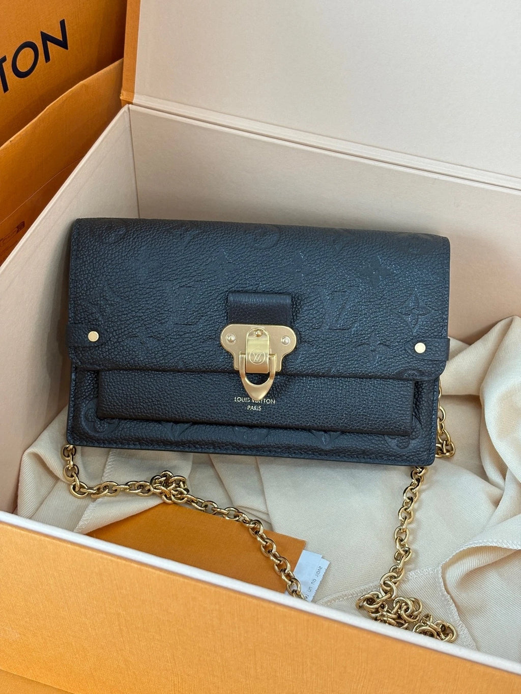 Louis Vuitton Vavin Black Gold Crossbody Excellent
