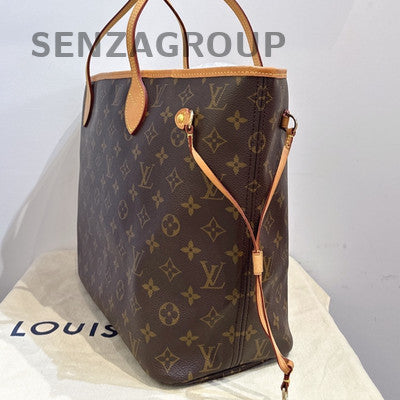 Louis Vuitton Neverfull MM Monogram Tote Shoulder Bag Classic Women