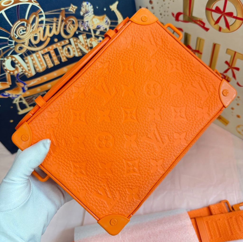 Louis Vuitton Soft Trunk Monogram Crossbody Orange Unisex Adults Classic Fashion