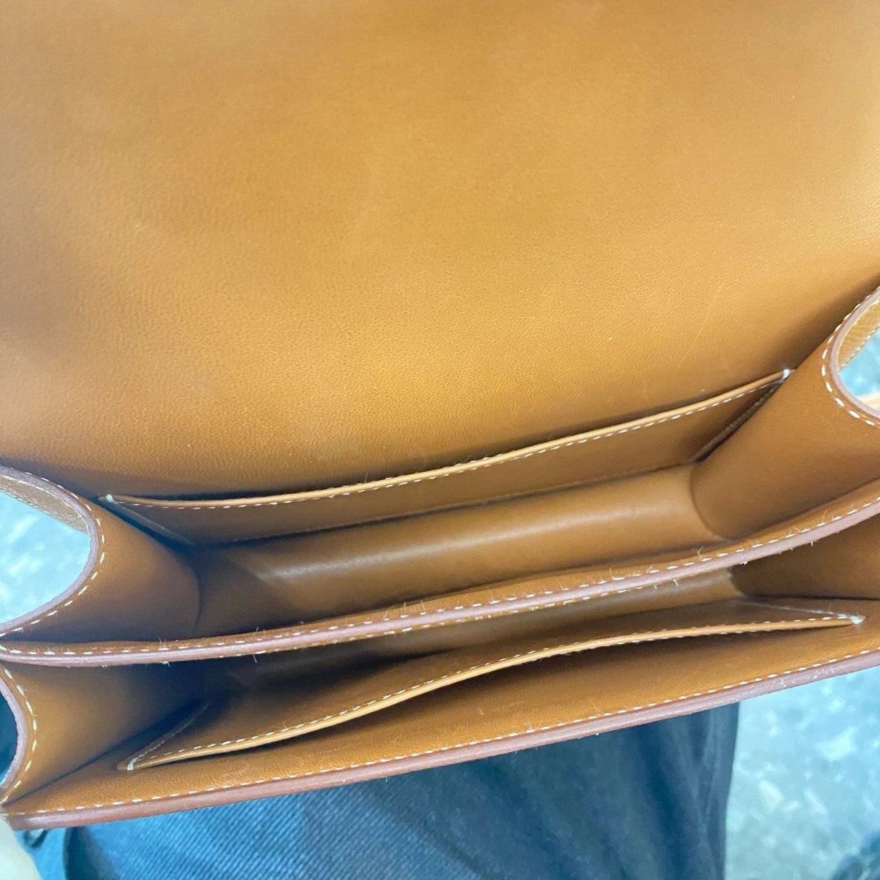 Hermes Constance19 Epsom Brown Gold Crossbody For Women