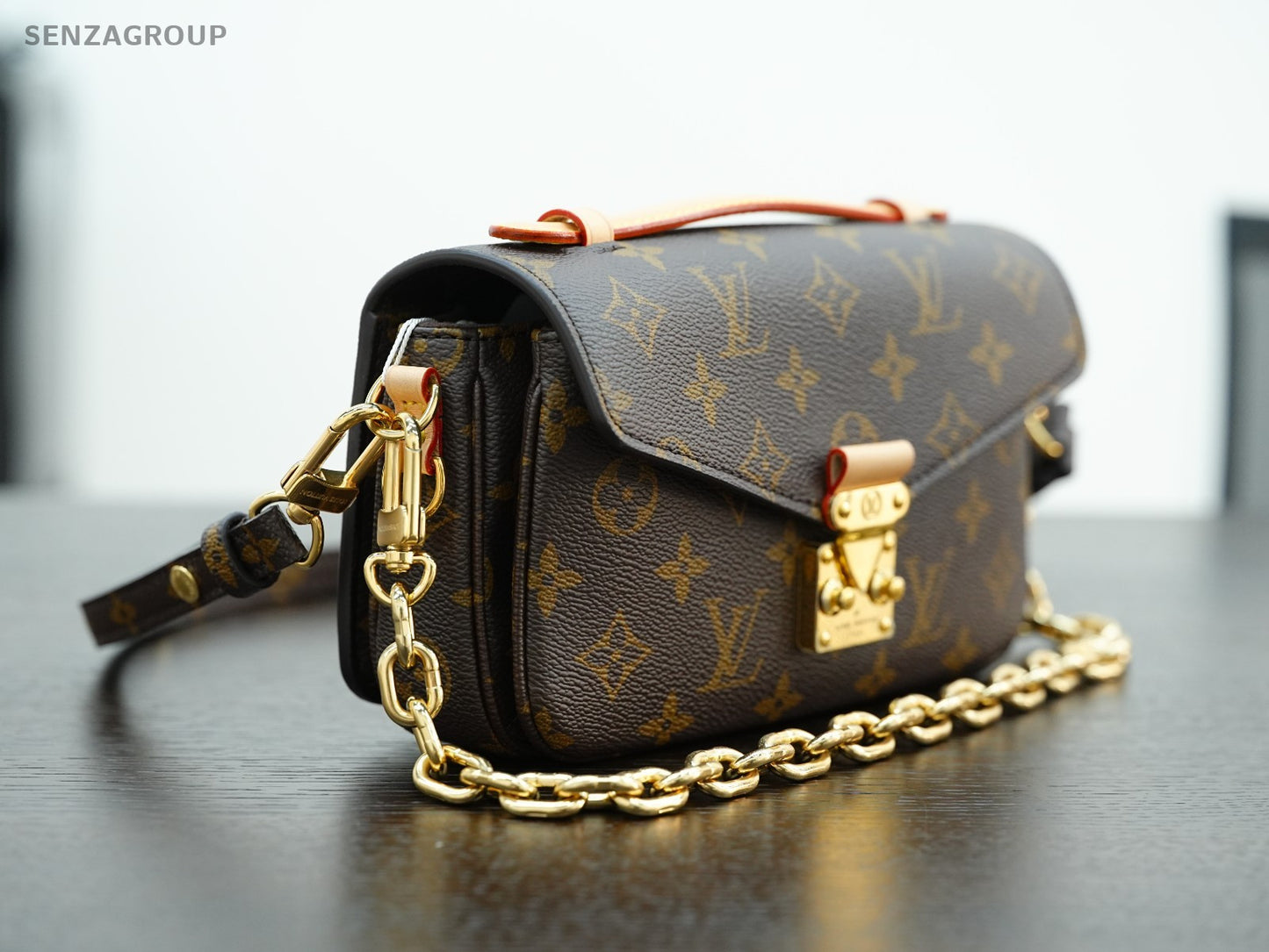 Louis Vuitton Pochette Metis East West Monogram Chain 2way Shoulder bag Women