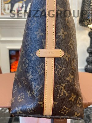 Louis Vuitton Monogram Carryall MM Tote Shoulder Bag Women's Classic