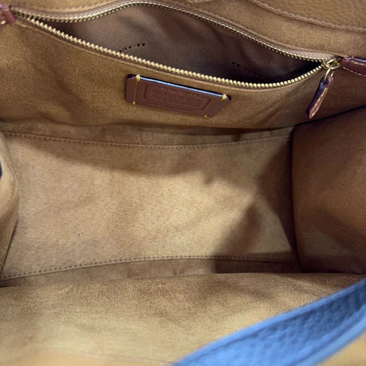 Coach Field 30 Embossed Logo Leather Tote Bag For Women