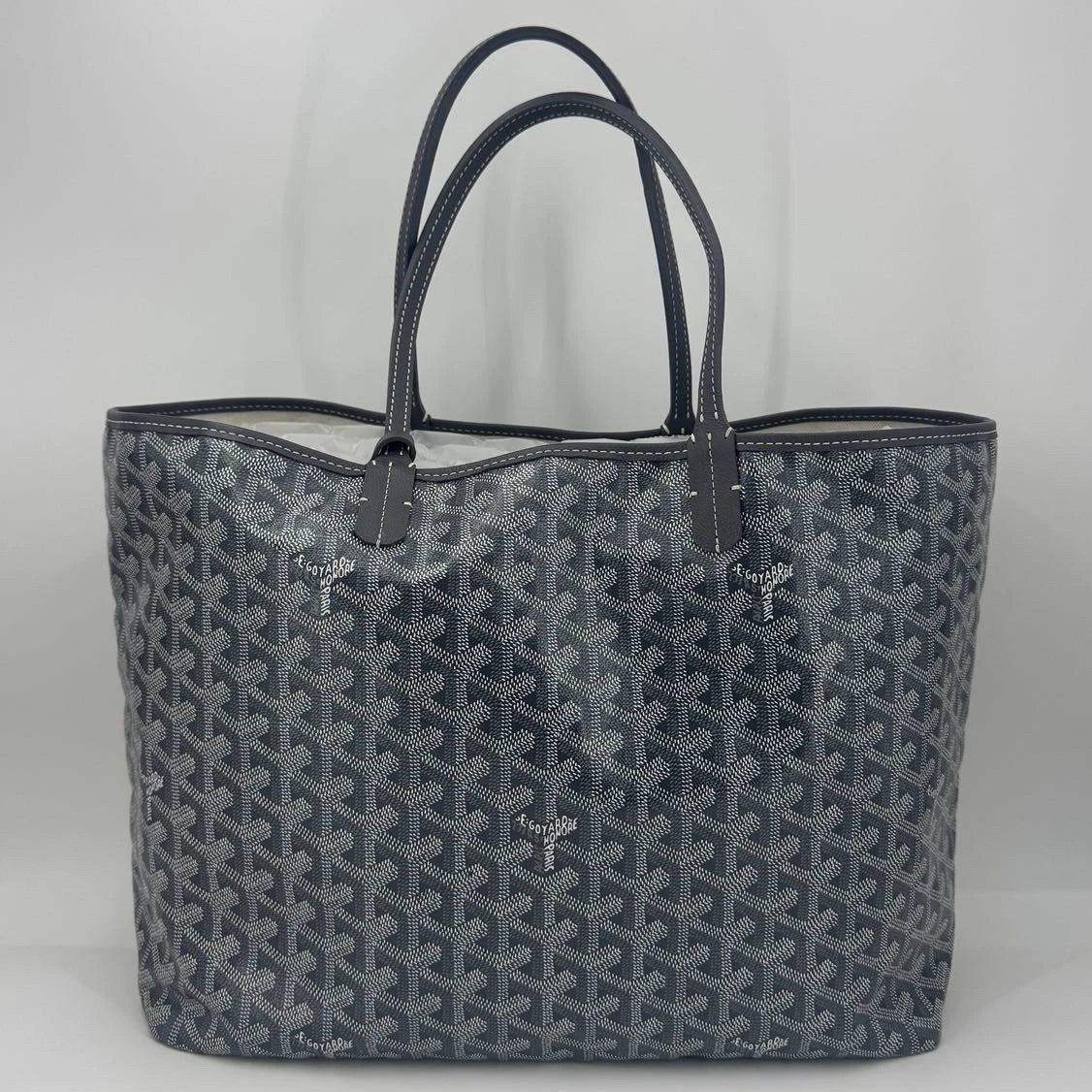 Goyard Artois Mini Gray Canvas Tote Shoulder Handbag For Women