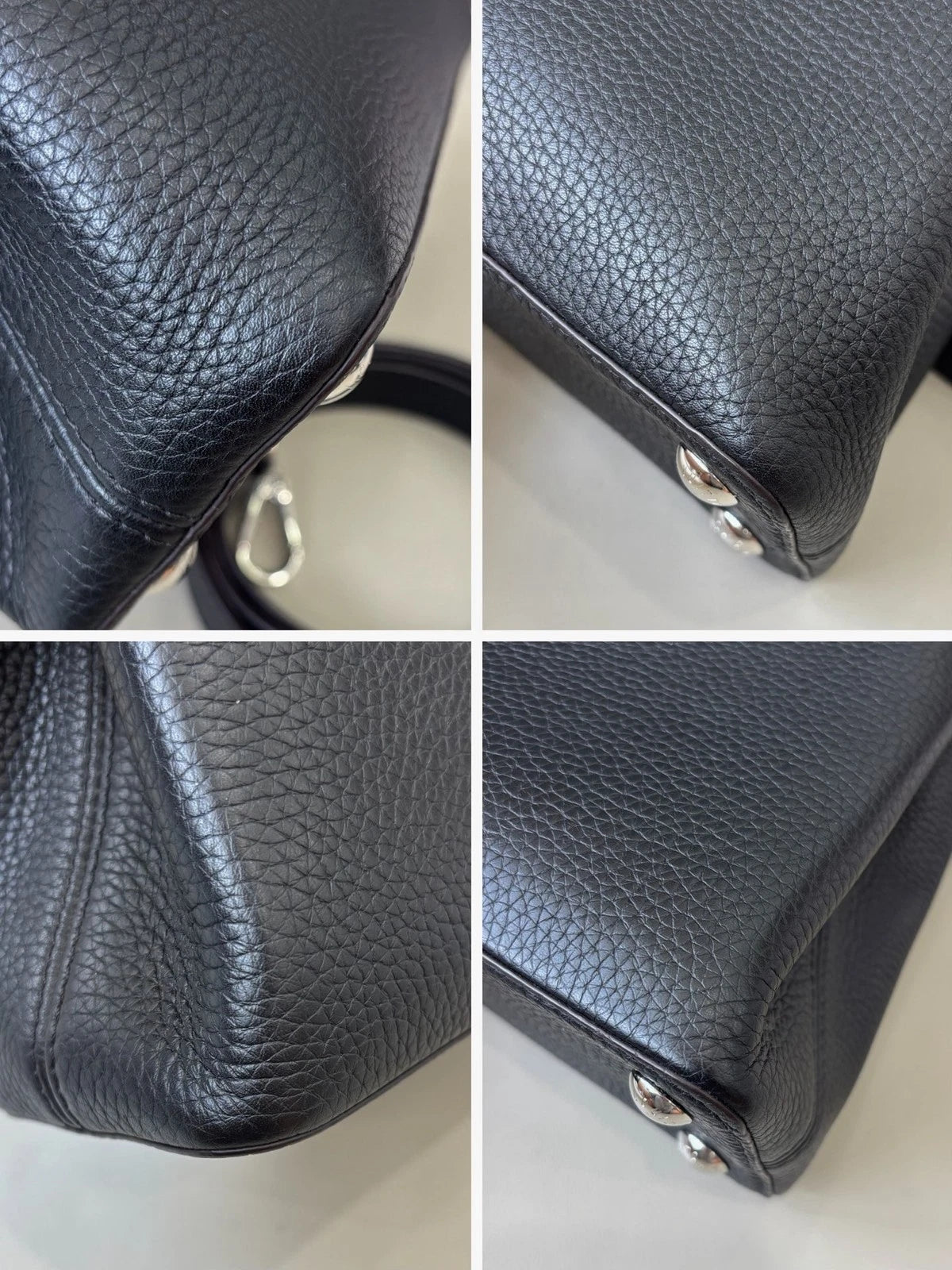 Louis Vuitton Capucines BB Snakeskin Handle Strap Black Handbag Crossbody