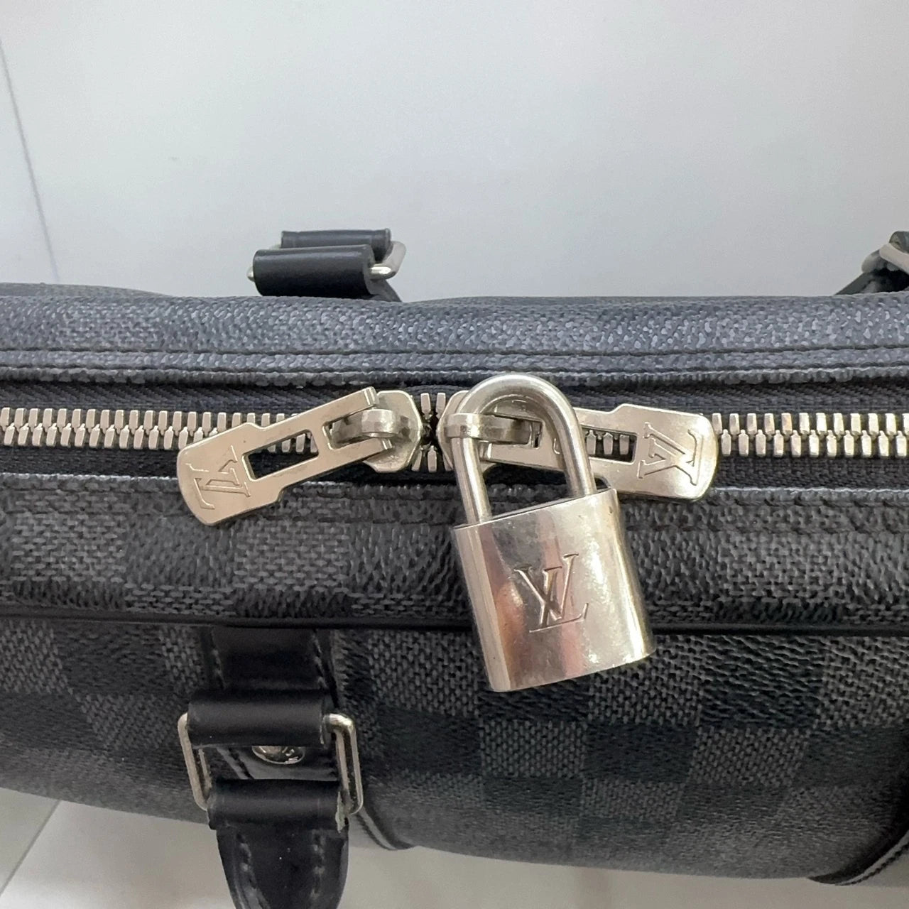 Louis Vuitton Damier Canvas Top Handle Handbag For Women