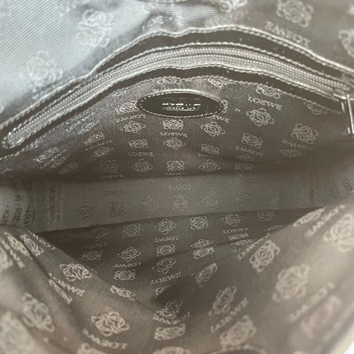 Loewe Gray Vintage Hunting Shoulder Handbag For Women