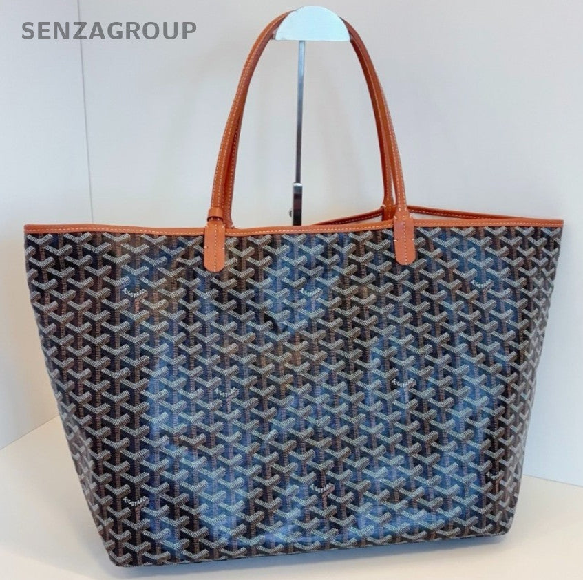 Goyard SaintLouis GM Tote Shoulder Bag Brown Used Women Classic Fashion