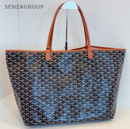 Goyard SaintLouis GM Tote Shoulder Bag Brown Used Women Classic Fashion