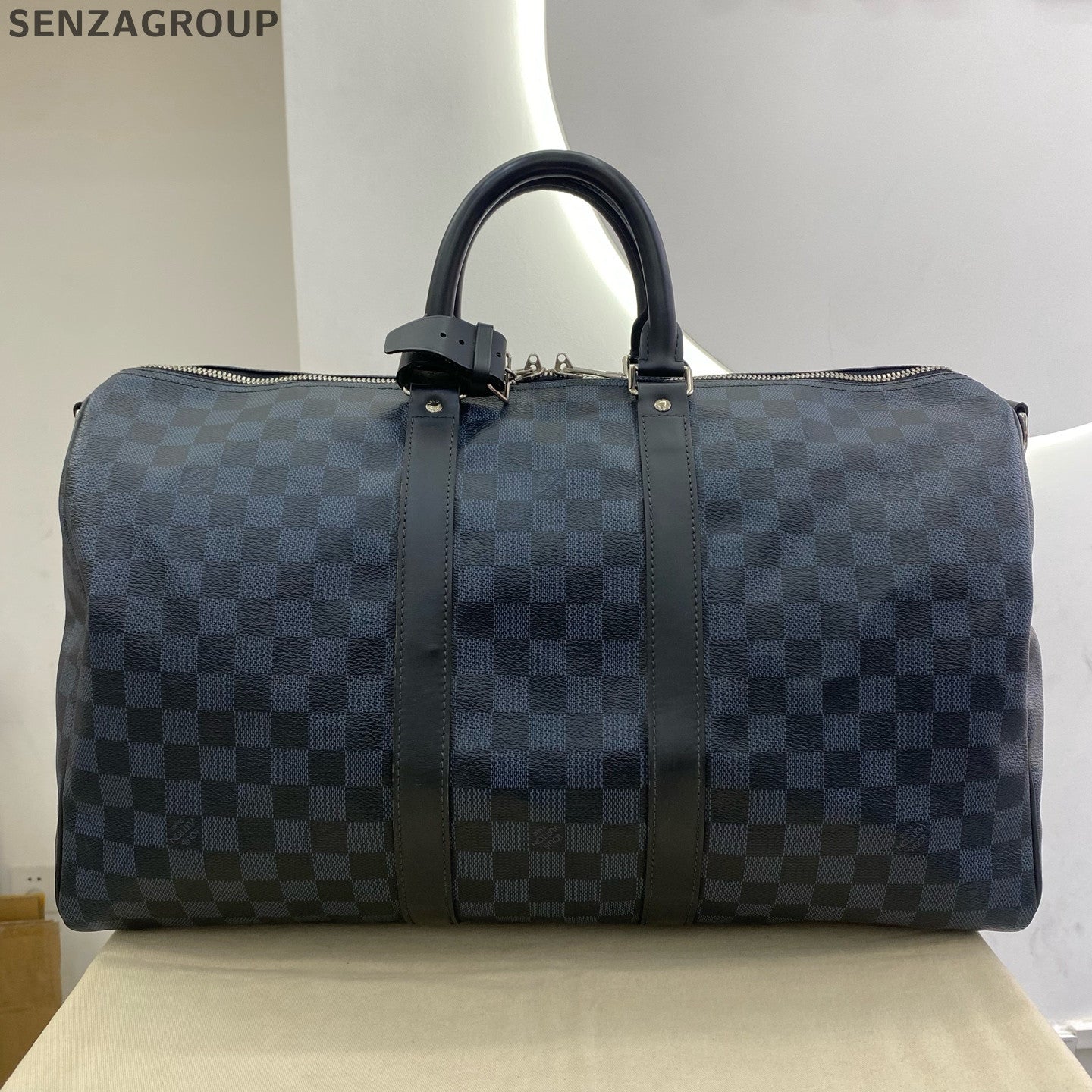 Louis Vuitton Keepall 45 Damier Graphite Travel Bag Unisex Carryall