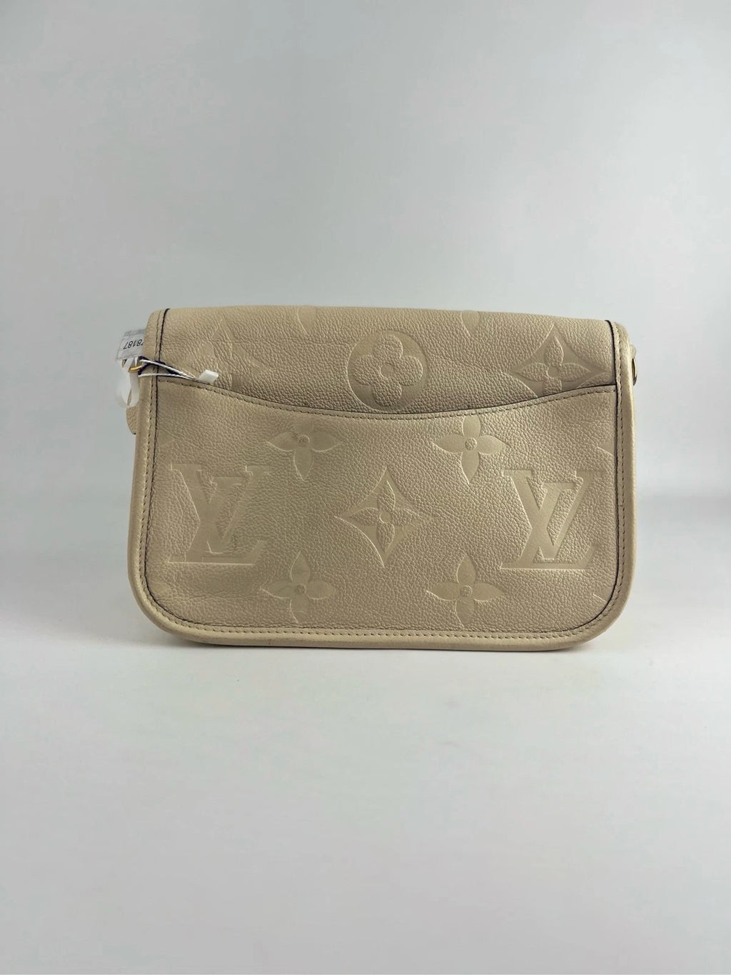 Louis Vuitton Diane White Shoulder Bag Crossbody Gold Hardware