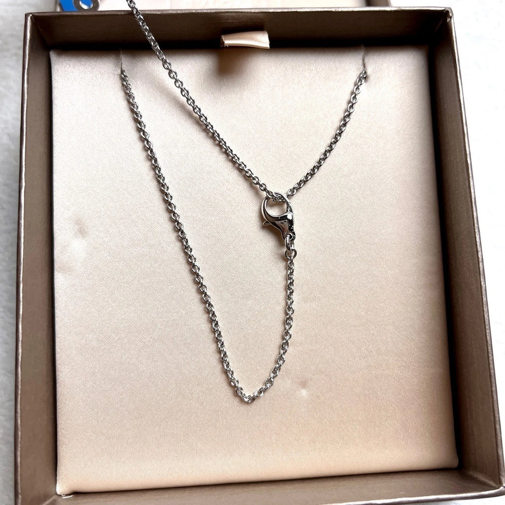 Bvlgari Save The Children 925 Sterling Silver Black Onyx Necklace
