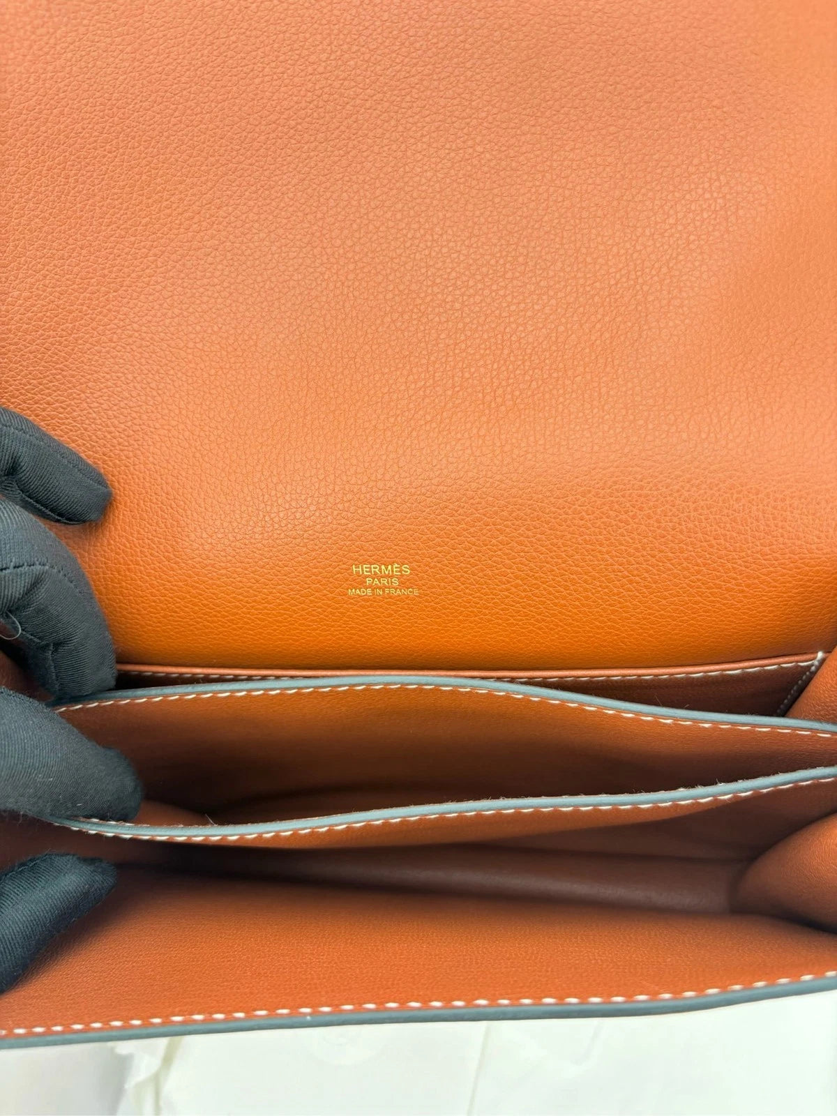 Hermes Roulis Brown Leather Shoulder Bag For Women