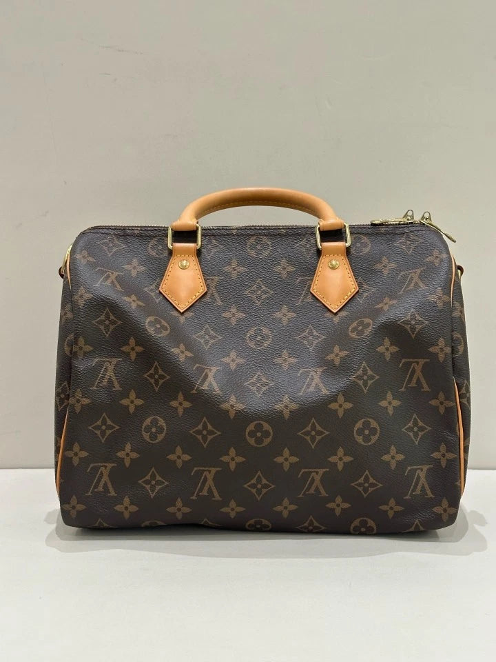 Louis Vuitton Speedy30 Canvas Handbag For Women
