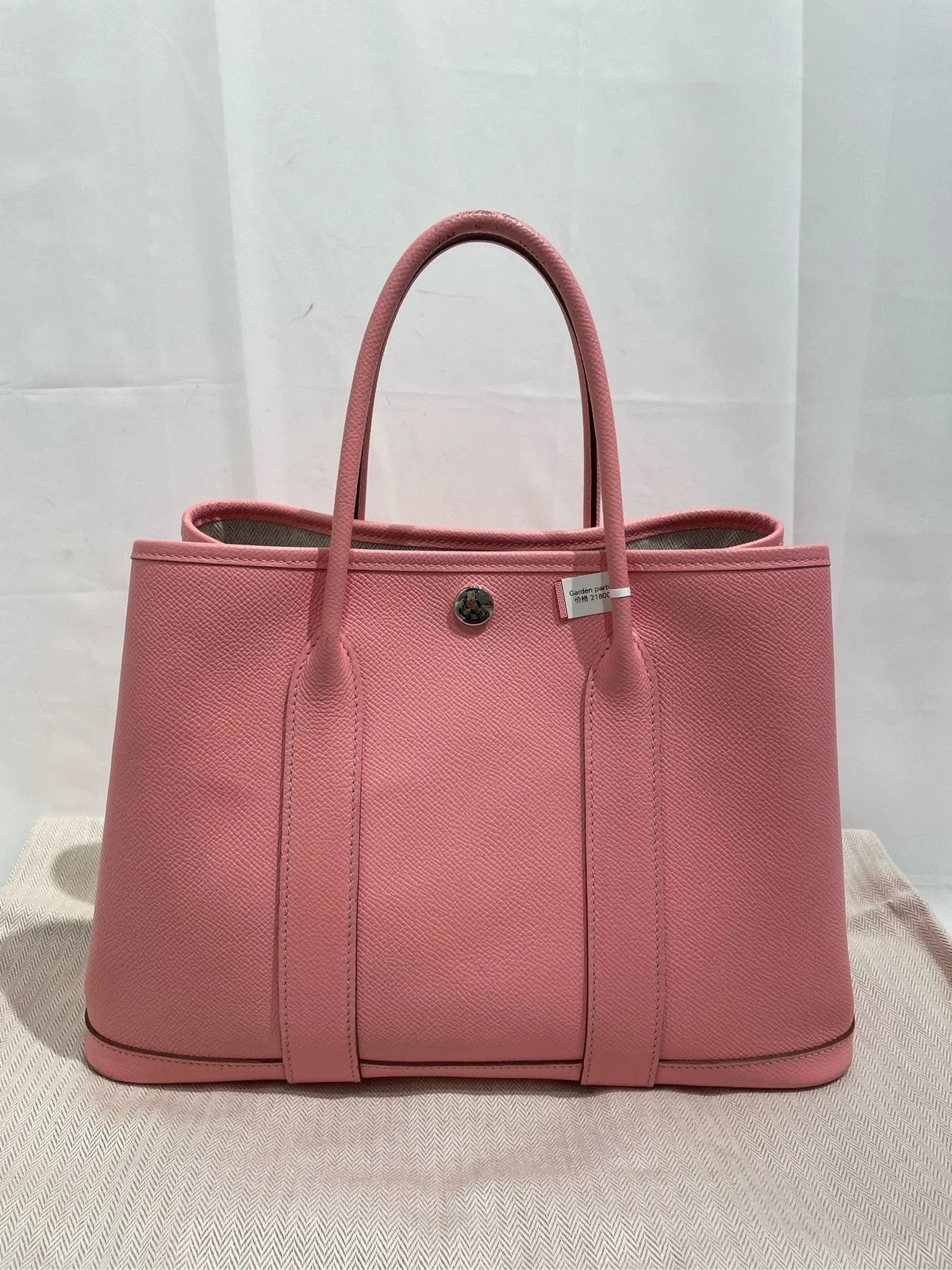 Hermes Canvas Garden Party30 Tote Bag For Women