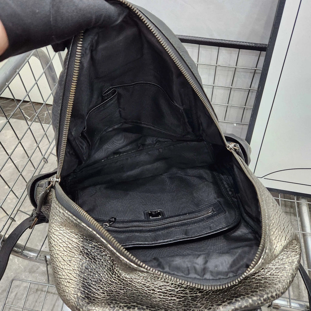 MCM Colorblock Leather Backpack for Women