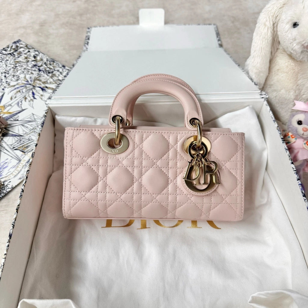 New Dior Horizontal Small D-Joy Sakura Pink Shoulder Bag For Women