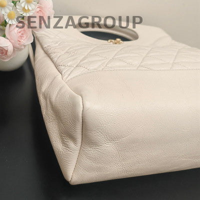 Chanel 31 Bag Vertical White Gold Small Chain Shoulder Crossbody Bag Classic