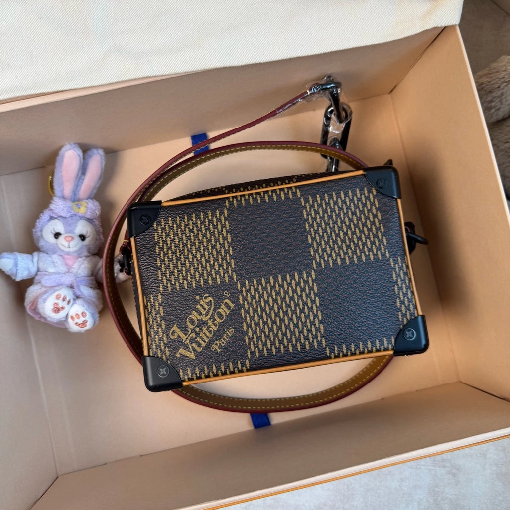 Louis Vuitton x Nigo Canvas Mini Soft Trunk Box Bag For Women