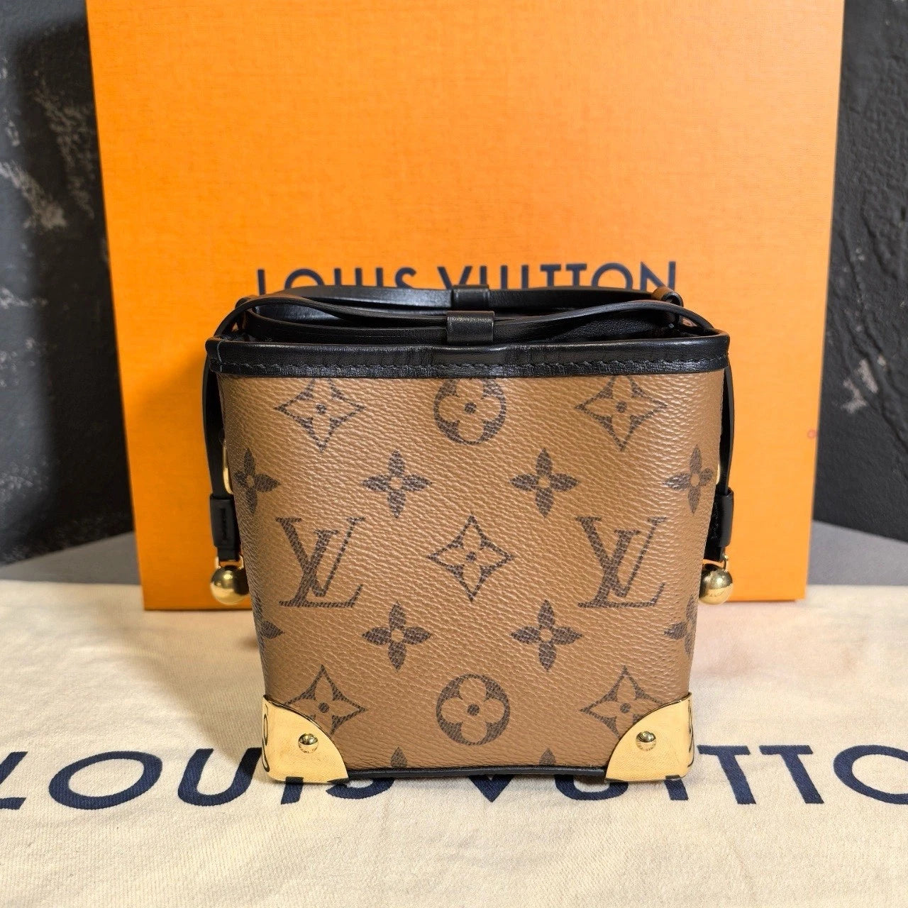 Louis Vuitton Brown Leather Crossbody Bag For Women