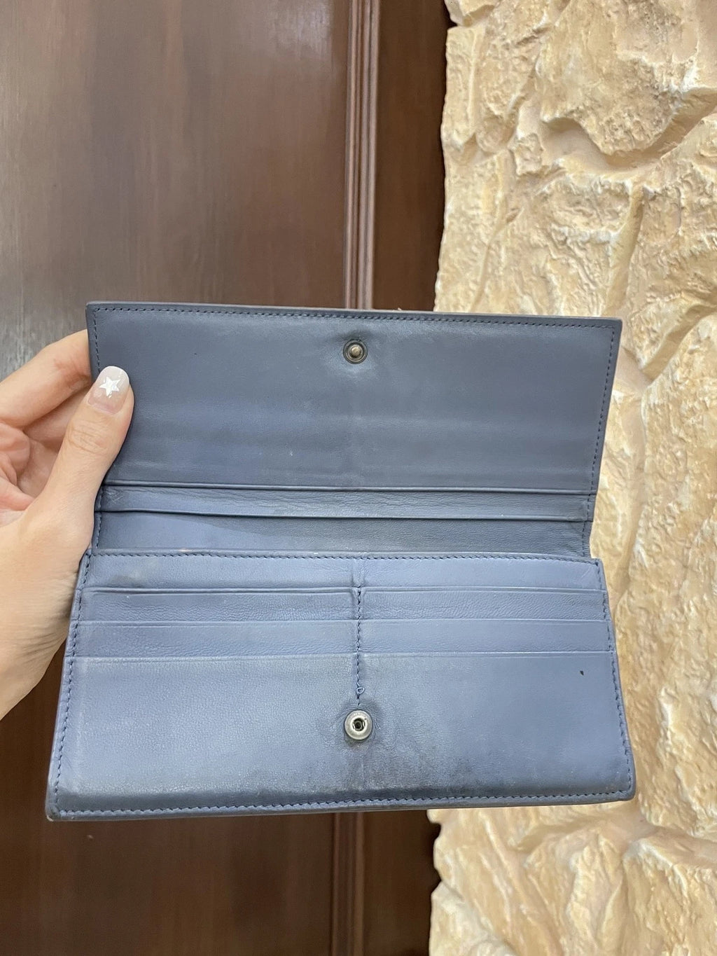 Bottega Veneta Classic Woven Leather Long Multilayer Wallet For Women