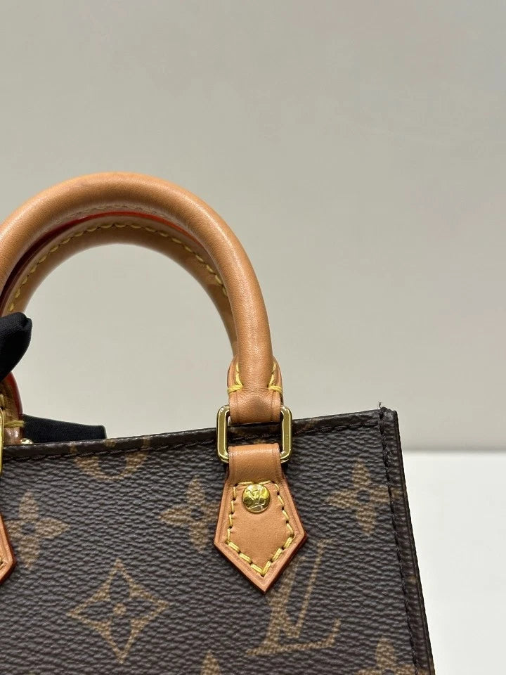 Louis Vuitton Plat Mini Canvas Tote Bag For Women