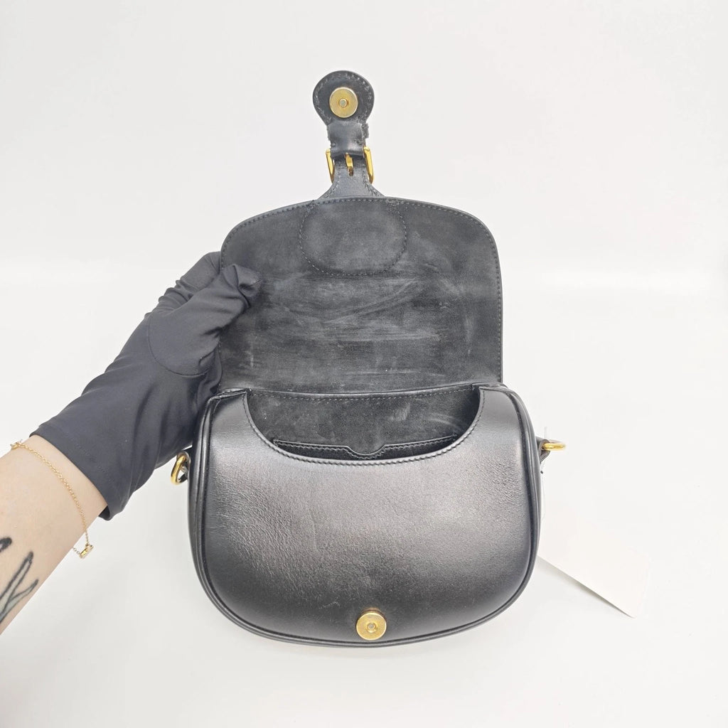 Dior Saddle Black Shoulder Bag Crossbody Excellent
