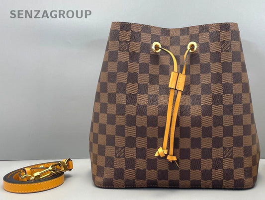 Louis Vuitton NéoNoé Damier Ebene Bucket Drawstring Shoulder bag Women Brown