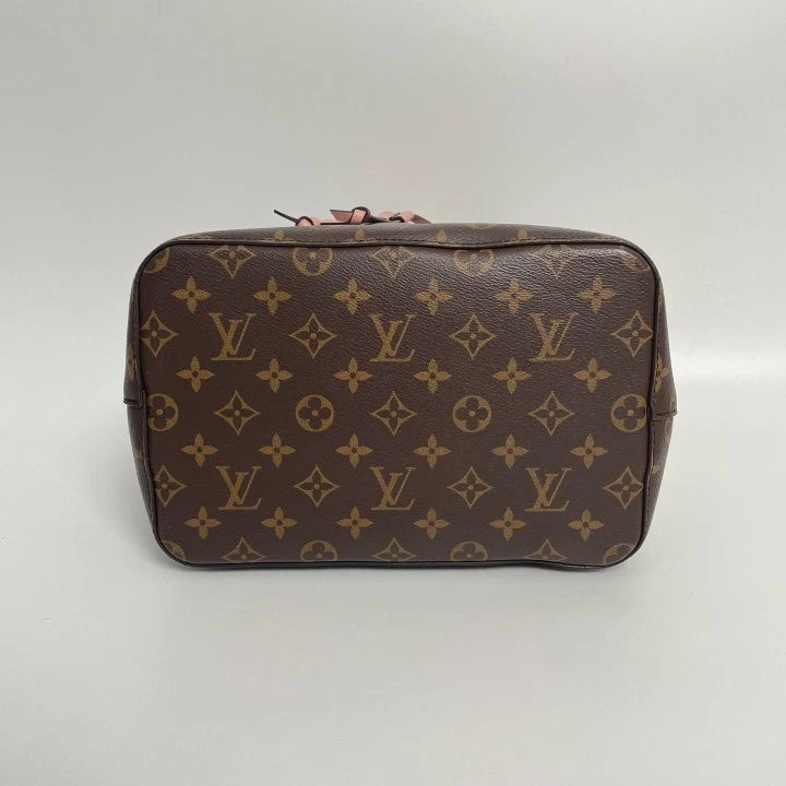 Louis Vuitton NeoNoe Monogram Canvas Medium Pink Bucket Bag For Women