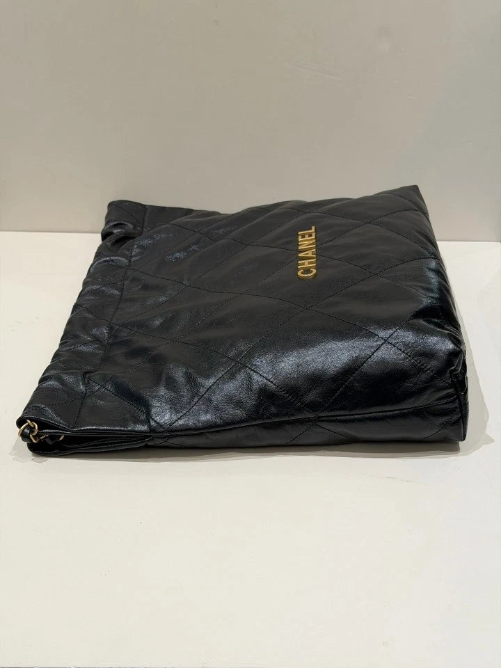 CHANEL 22Bag Black Medium Tote Shoulder Bag For Women