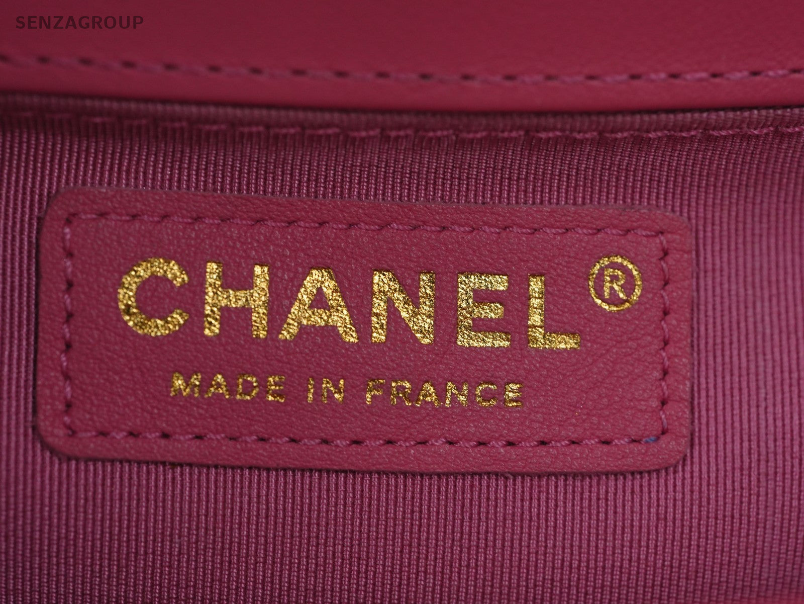 CHANEL Leboy PM Diamond Pattern Chain Shoulder bag Pink Gold Women Classic
