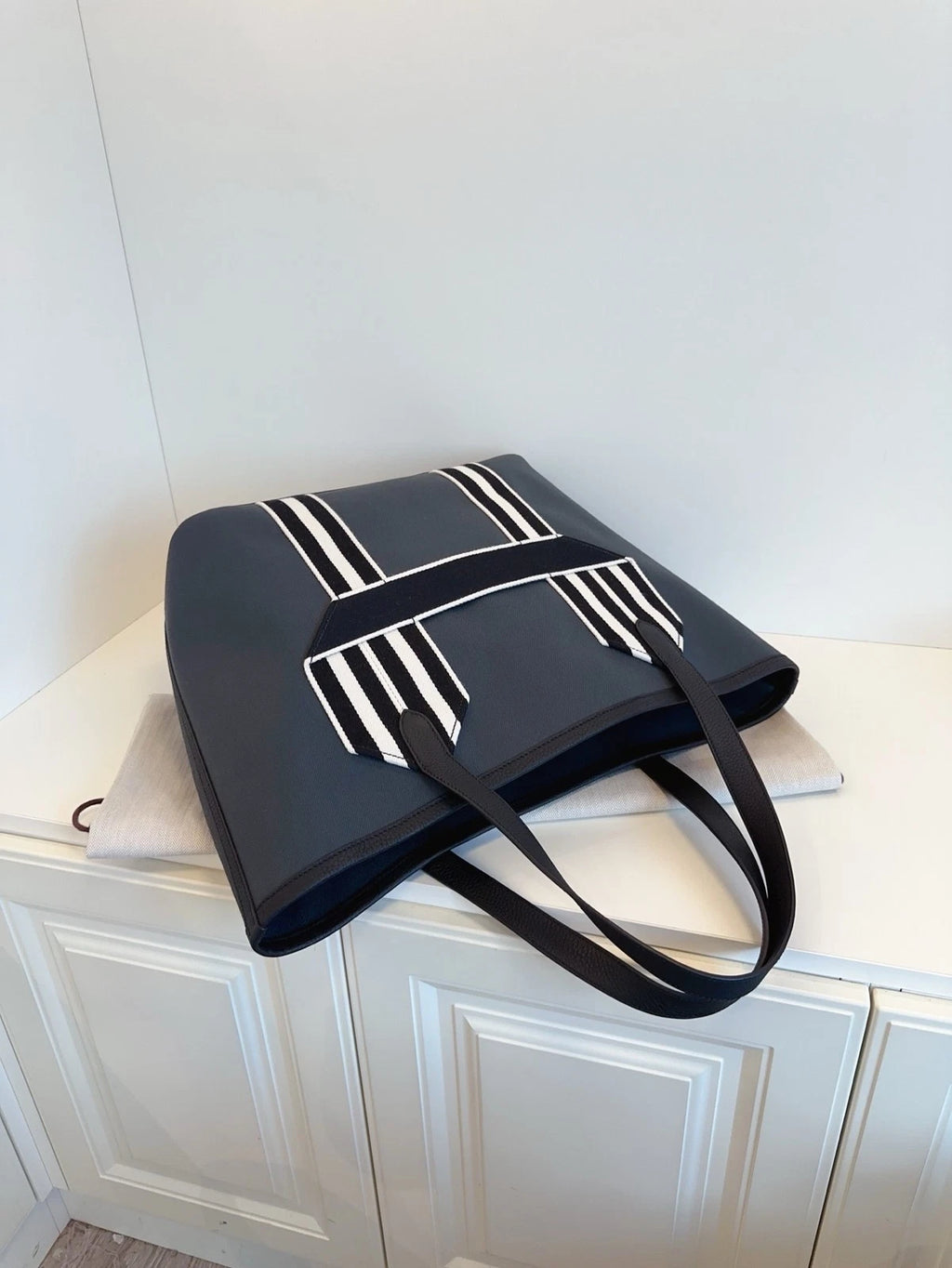 Hermès Cabas Pursangle Large Tote Bag Work Travel Tote Women Classic