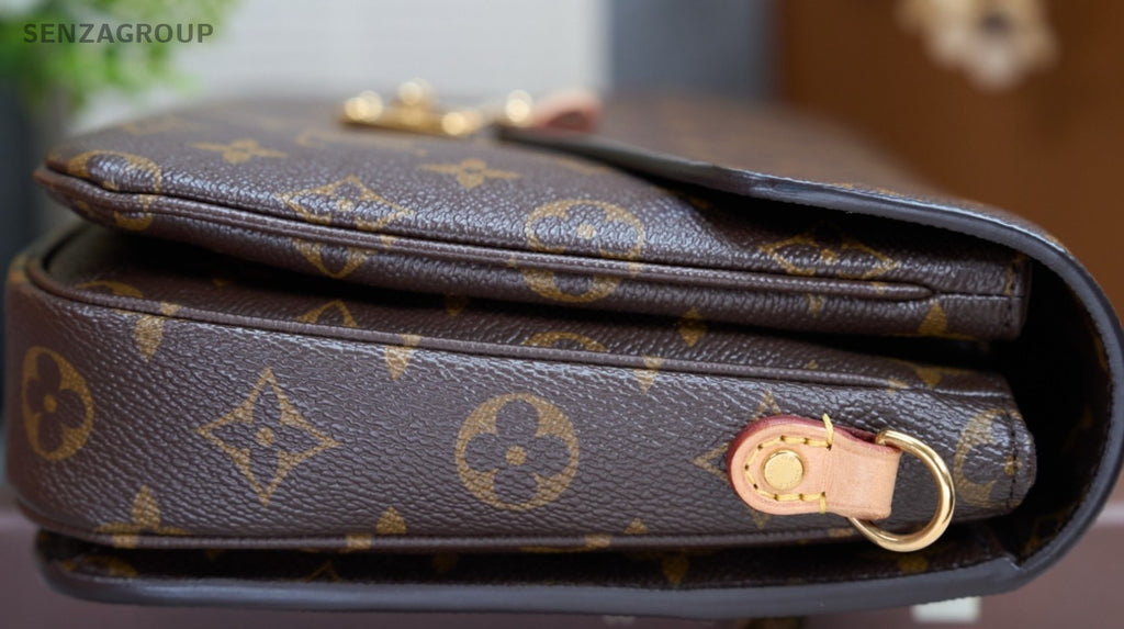 Louis Vuitton Monogram Messenger Bag Shoulder Crossbody Bag Women Brown