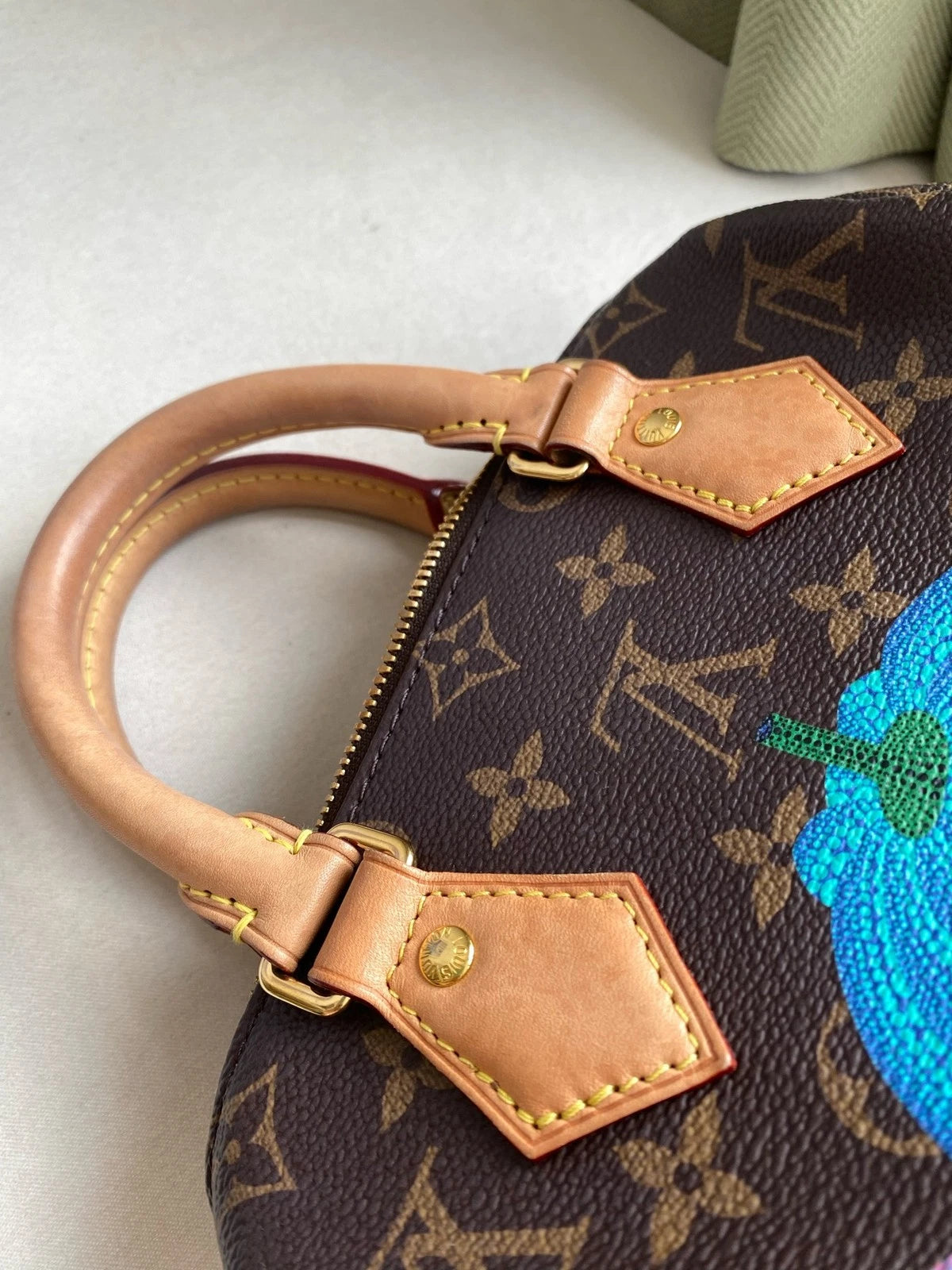 Louis Vuitton x Yayoi Kusama Speedy20 Top Handle Bag Women
