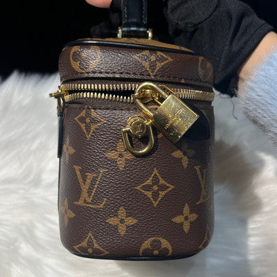 Louis Vuitton Monogram Vanity Case Handbag - Brown Classic Women's Bag