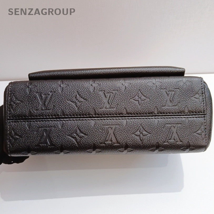 Louis Vuitton Vavin PM Monogram Chain Shoulder Bag Black Gold Women Classic