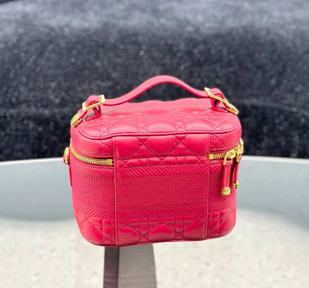 Dior Vanity Crossbody Top Handle Excellent