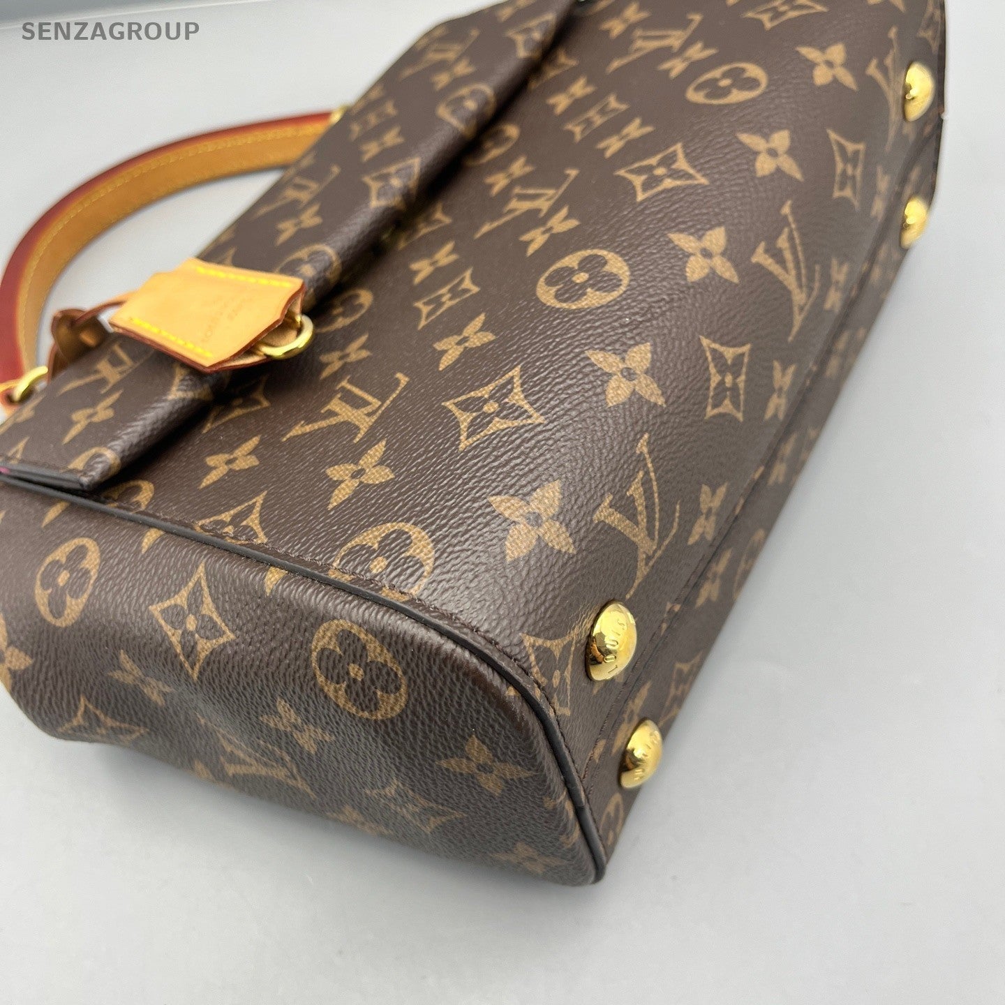Louis Vuitton Cluny bb PM Monogram Top Handle 2way Shoulder bag Brown Women
