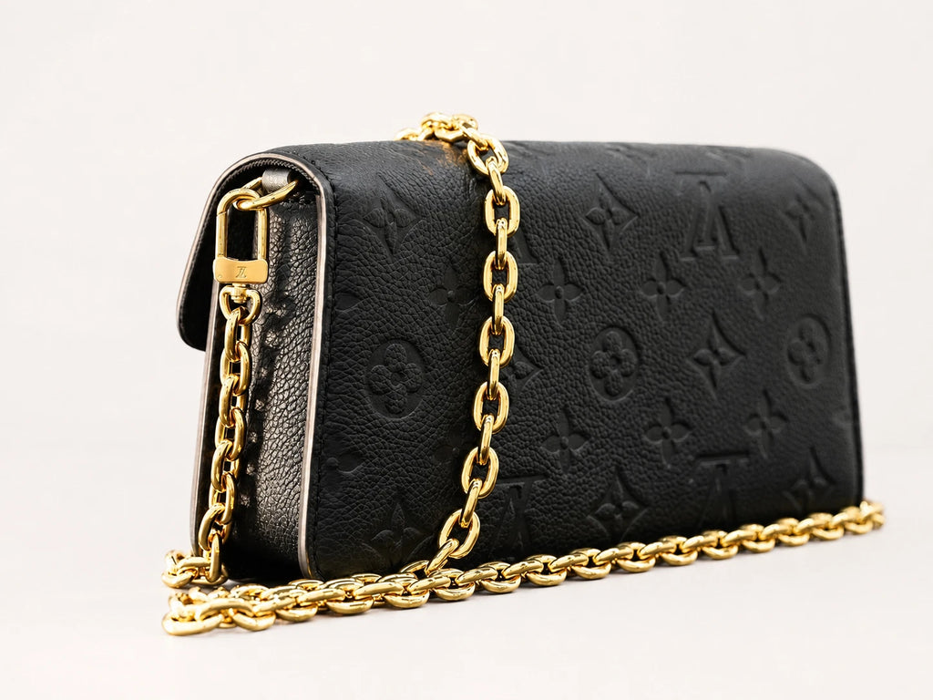Louis Vuitton Pochette Metis East West Monogram Empreinte Chain Shoulder Bag