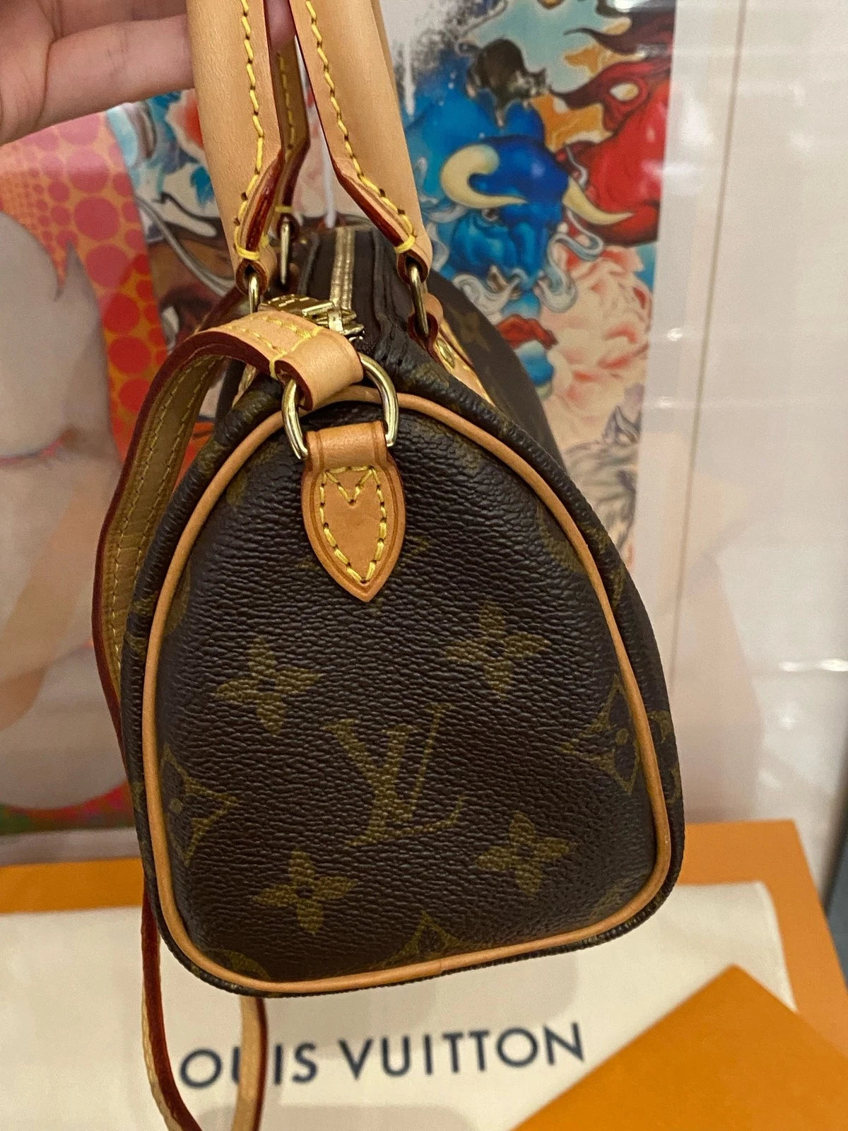 Louis Vuitton Monogram Canvas Speedy Nano Crossbody For Women