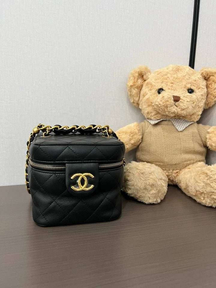 Authentic CHANEL Women's Leather Mini Crossbody Bag