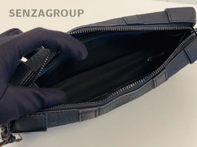Louis Vuitton Soft Trunk Monogram Shoulder Bag Crossbody Black Unisex Adults