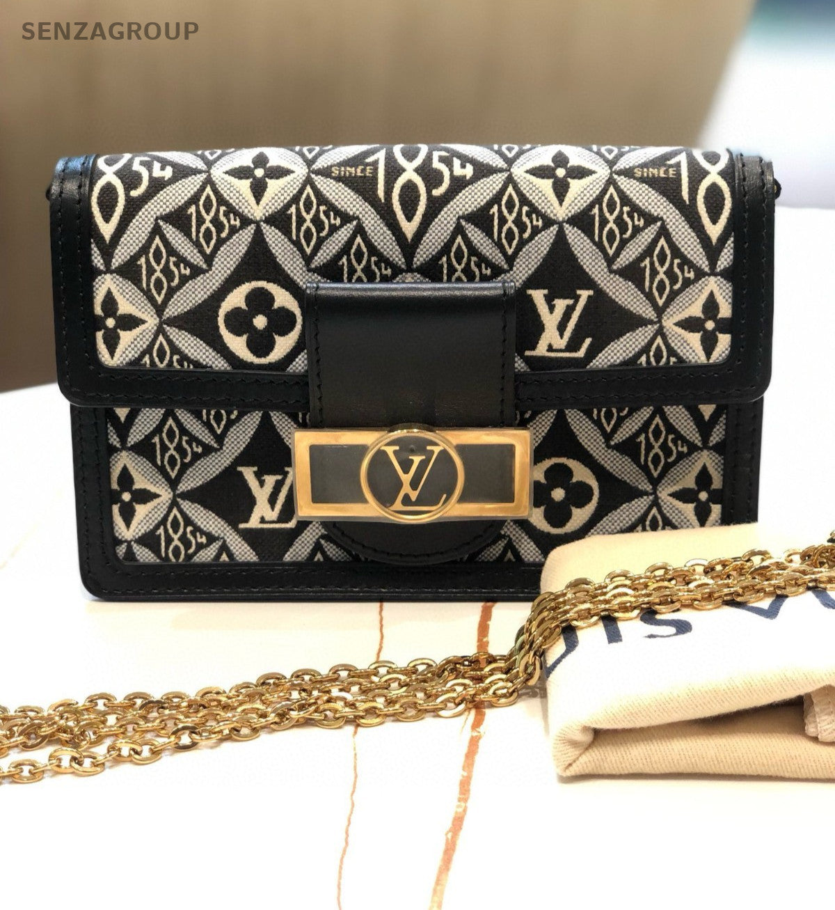 Louis Vuitton Dauphine woc 1854 Limited Edition Chain Shoulder bag Women Black