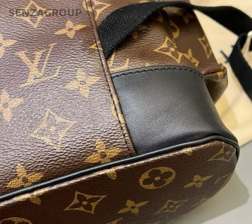 Louis Vuitton Christopher Monogram Backpack Brown Silver Unisex Adults Classic