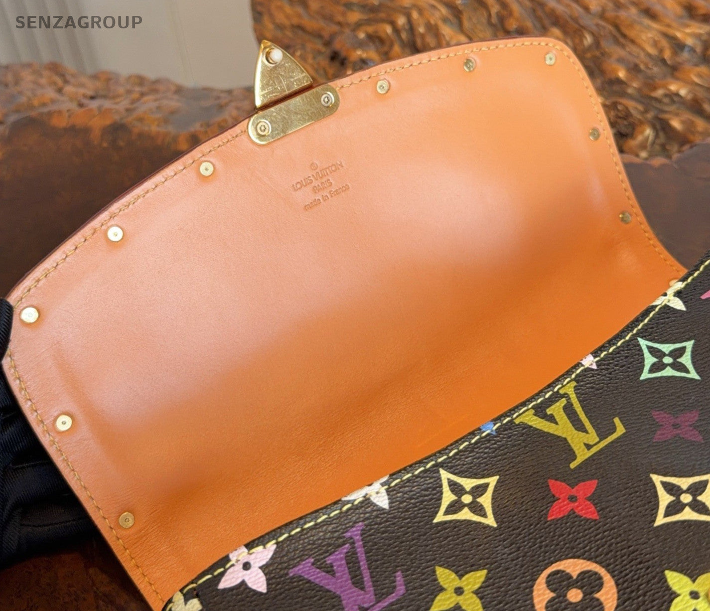 Louis Vuitton Monogram Black Multicolor Shoulder Bag Crossbody Women Classic