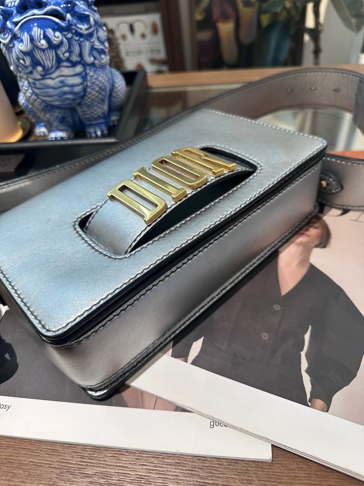 Dior JADIOR Medium Silver Crossbody For Women