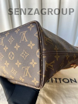 Louis Vuitton Monogram Neverfull MM Tote Shoulder Bag Classic Women
