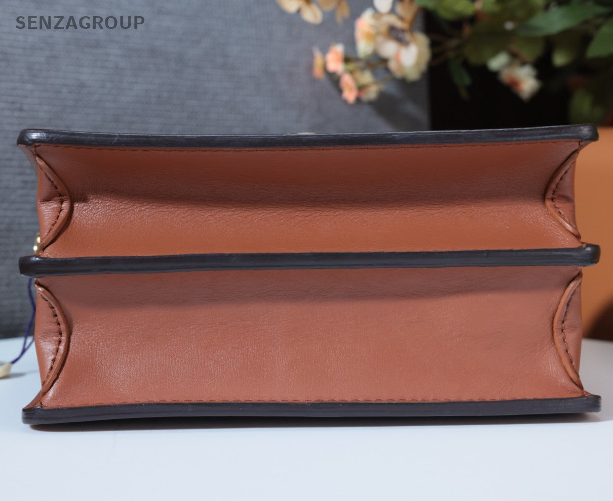 Louis Vuitton Dauphine Monogram PM Shoulder Bag Crossbody Brown Women Classic