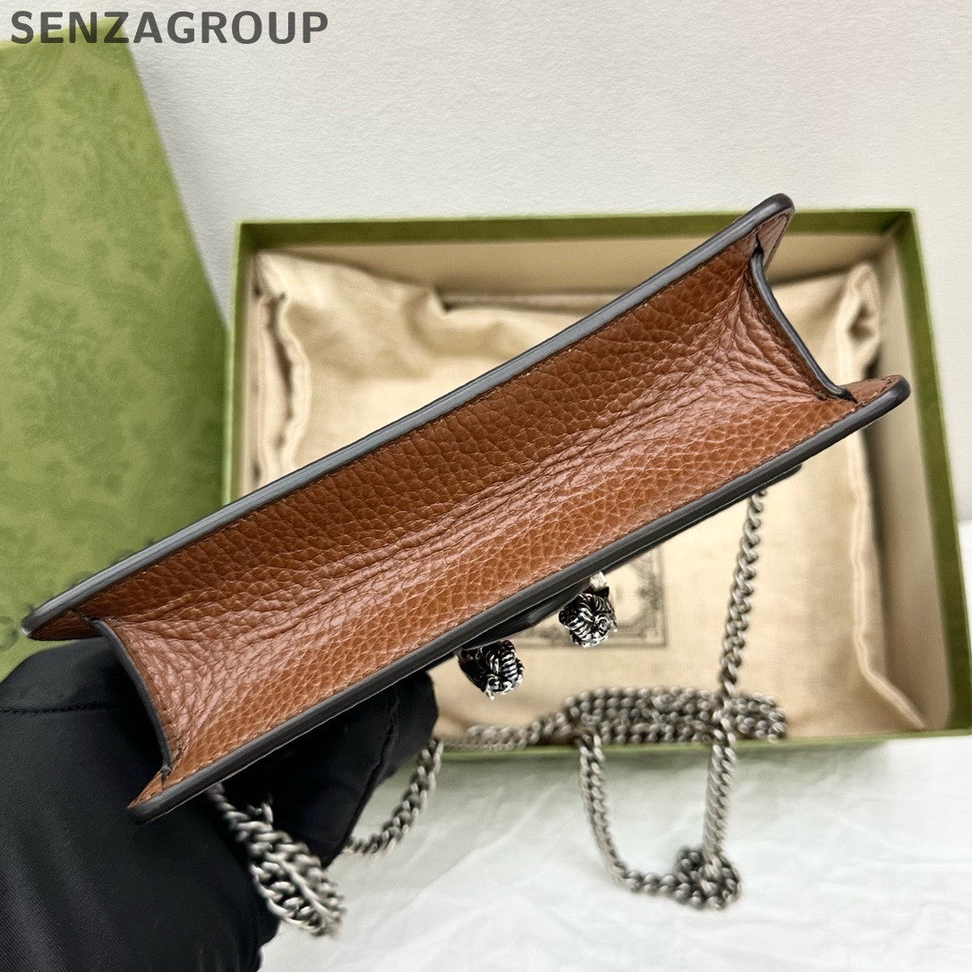 Gucci Dionysus Mini Denim Chain Shoulder Bag - Classic Women's